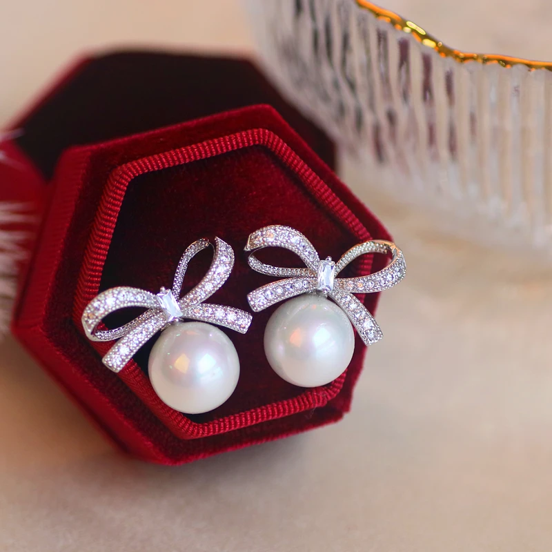 Классический Свадебная вечеринка украшения Роскошные серьги с кубическим