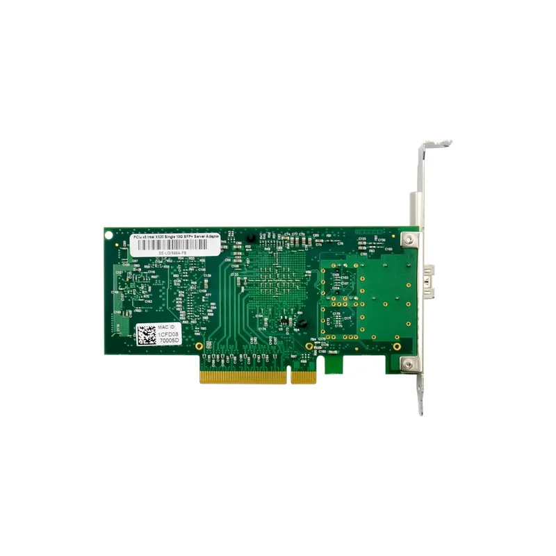 1Port PCIe X8 Single 10GbE SFP+ Single port Server Controller Network Card Adapter Intel JL82599EN Chip Gigabit 10000M Ethernet