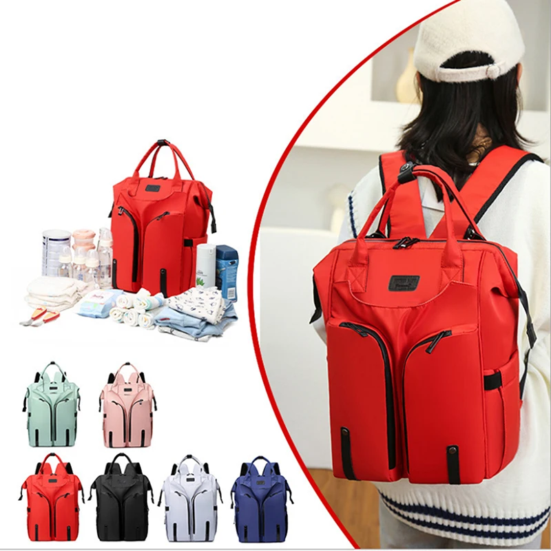 

New Oxford Women Backpacks Multifunction Ladies Waterproof Shoulder Backpack Large Capacity Mommy Bags Baby Changing Diaper Bags
