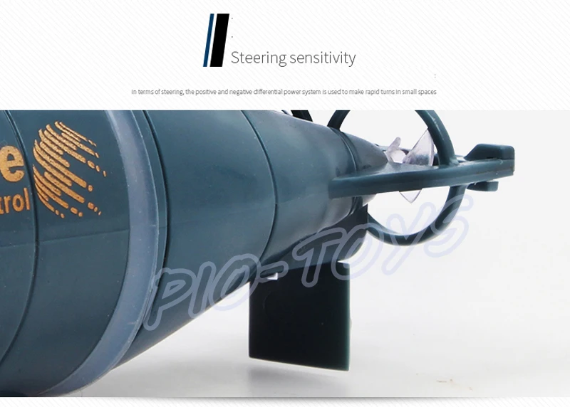 Летняя подводная лодка на радиоуправлении 6 канальная игрушка с дистанционным