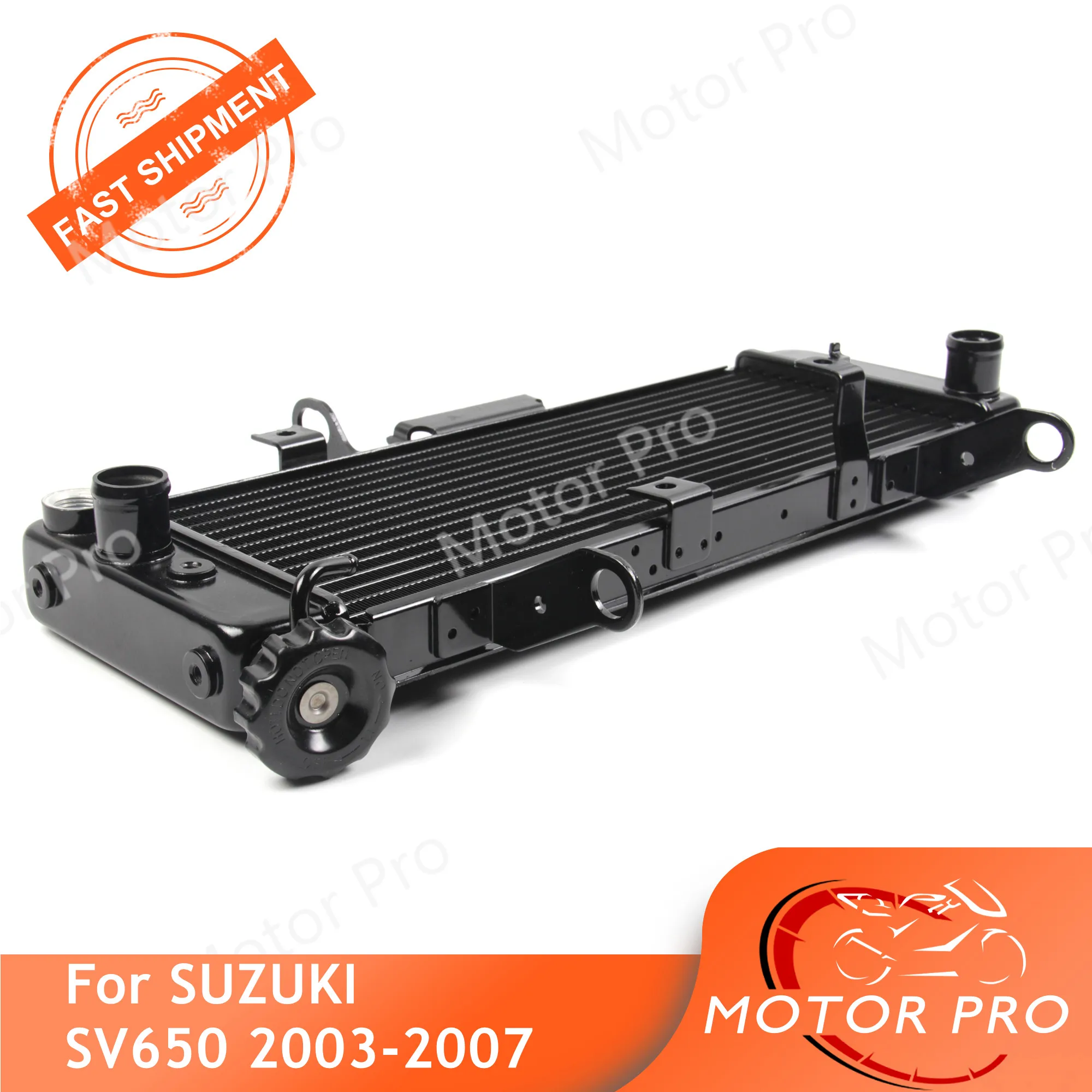 Radiator For Suzuki SV650 2003 - 2007 Cooling Cooler Motorcycle Replacement Accessories SV 650 Black 2004 2005 2006 03 04 05 06 |