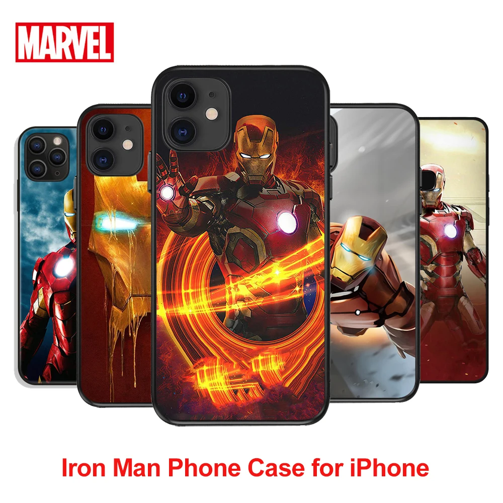 

2021 New Arrival Avengers Marvel Iron Man Phone Cover for iPhone 13 Case iPhone 13 Pro Max Case