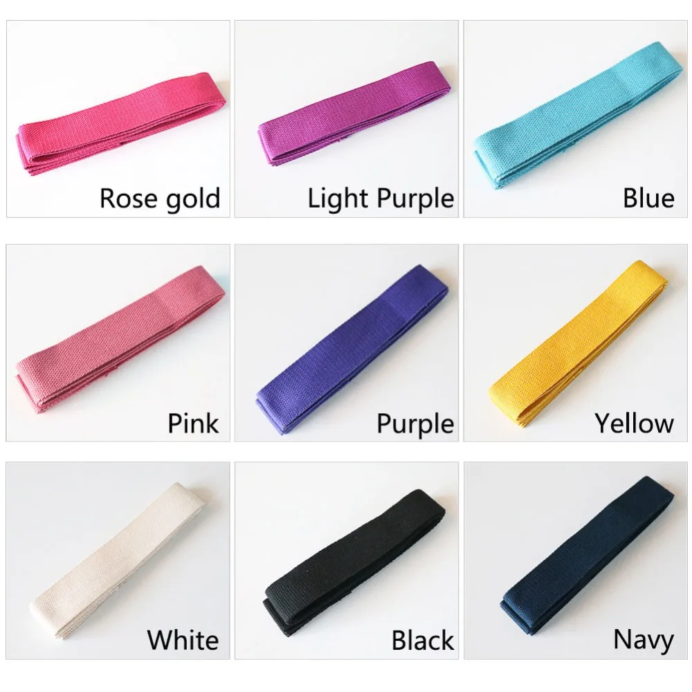 Неэластичный плотный тканевый ремень для занятий йогой аксессуары спортивный с