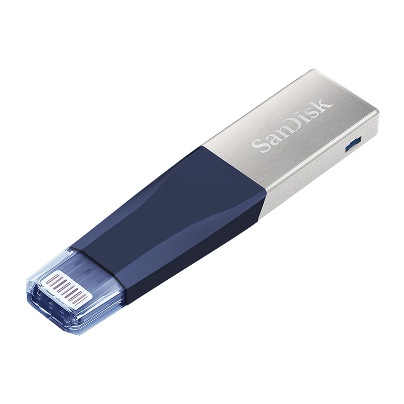 2020 оригинальный USB-накопитель SanDisk IXPAND 64 ГБ металлический с разъемом Lightning IX40 USB 3 0