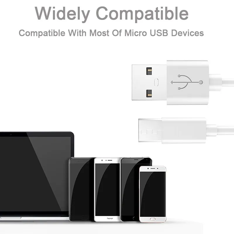 Android Phones Cable Micro USB 2m 3m Quick Charge 3.0 Charger Line Fast Charging QC for Samsung Galaxy J3 4 5 6 7+ 2017 2018 | Мобильные