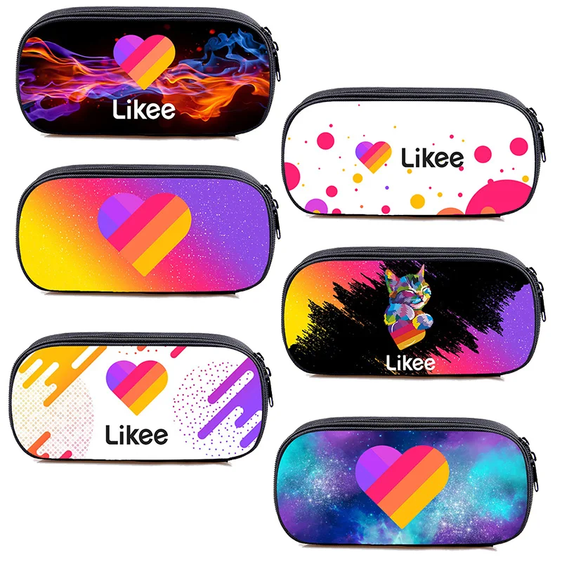 Косметический Чехол Likee App s 3D чехол для карандашей Like 1 (как видео) женщин Россия