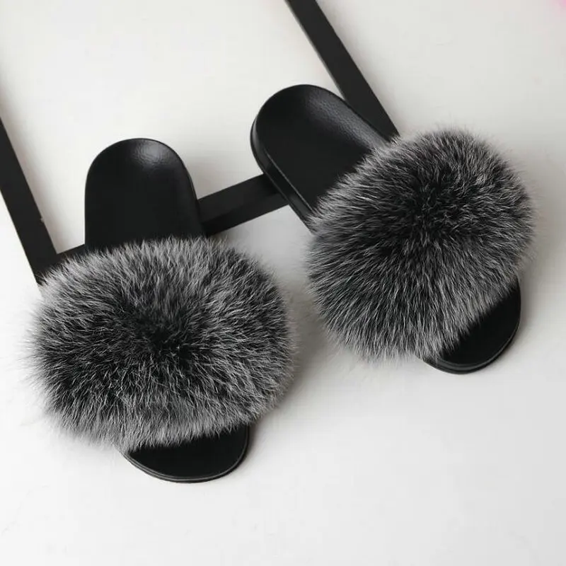 Женские меховые тапочки 2019 зимние теплые для женщин женские пушистые милые