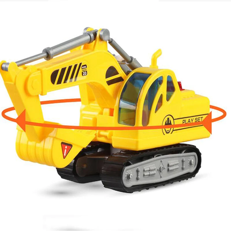 Детская игрушка имитация инерционный грузовик транспортный экскаватор детские