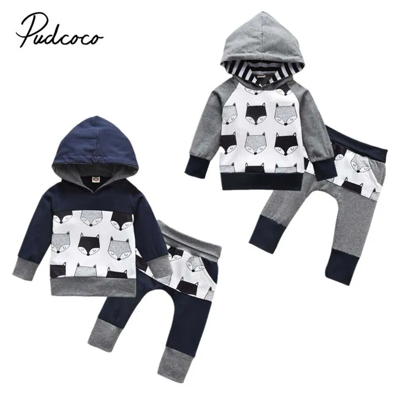 2019 бренд От 0 до 4 лет Одежда для маленьких мальчиков одежда с капюшоном принт