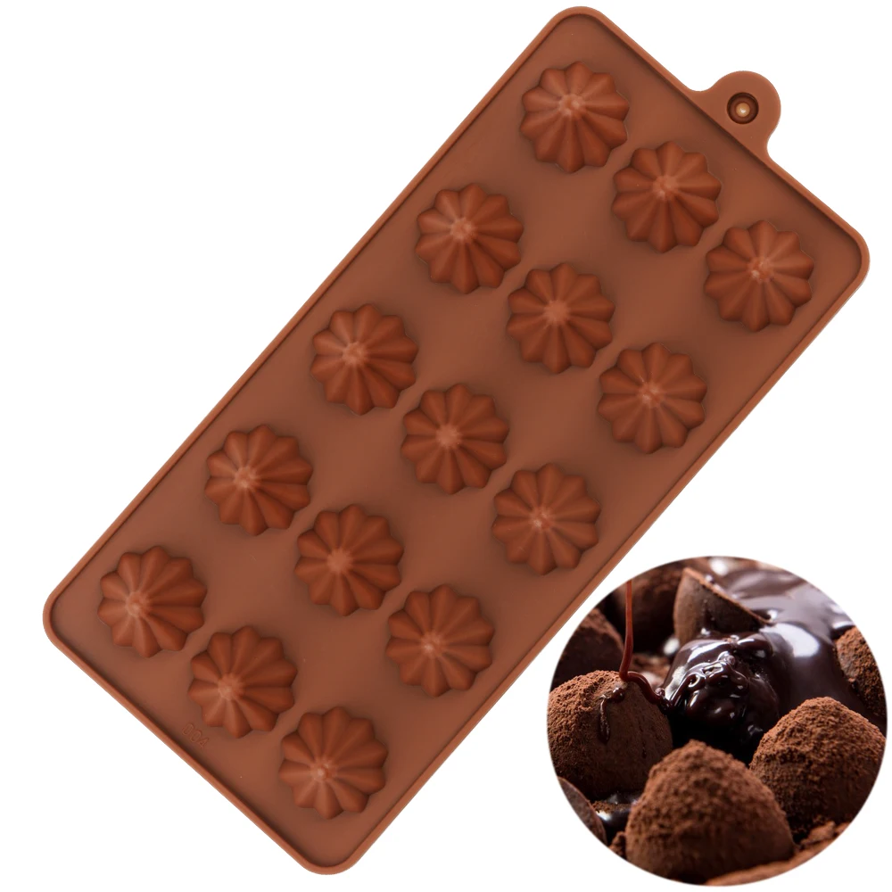 

Silicone Chocolate Mold Lovely Cream Shape Baking Tools For Chocolate Fondant Candy Ice Jelly Cookies Resin DIY Handmade