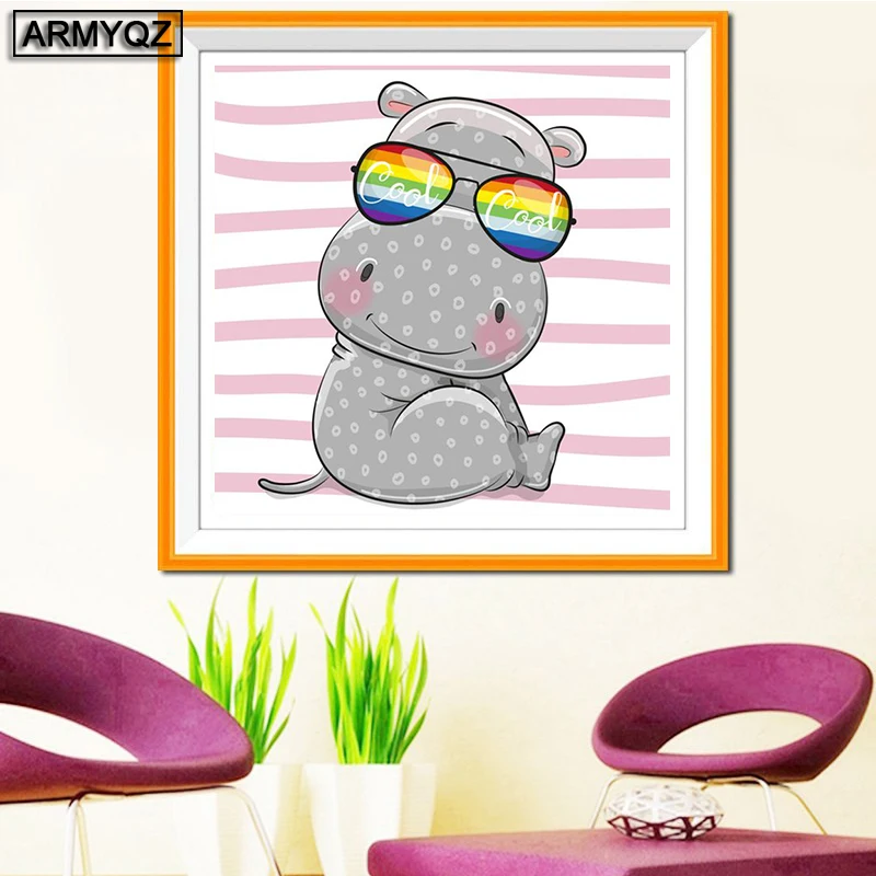 ARMYQZ 5D алмазная картина Полная площадь круглый дрель ремесла Алмазная вышивка