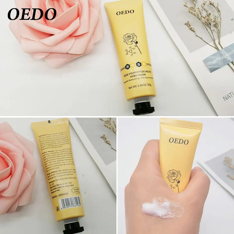 

OEDO Rose Peptide Moisturizing Hand Cream Repair Hand Rough Skin Hand Anti-Aging Moisturizing Whitening Essence Cream 30g