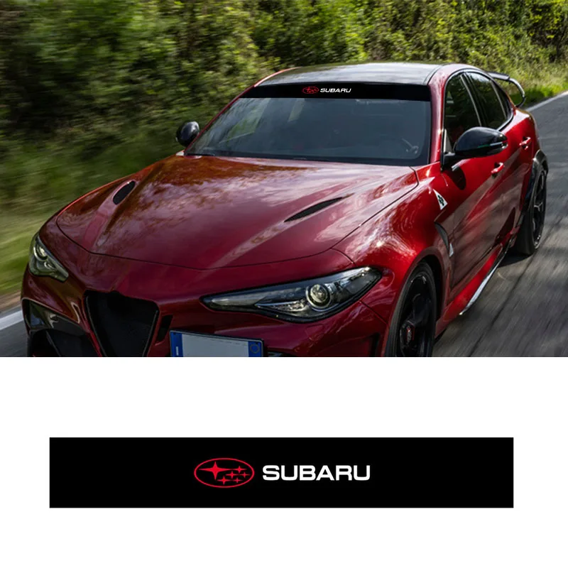 

1pcs Car Vinyl Front Rear Window Windshield Waterproof Stickers Decal for Subaru Impreza Forester Legacy XV Outback Et Car Goods