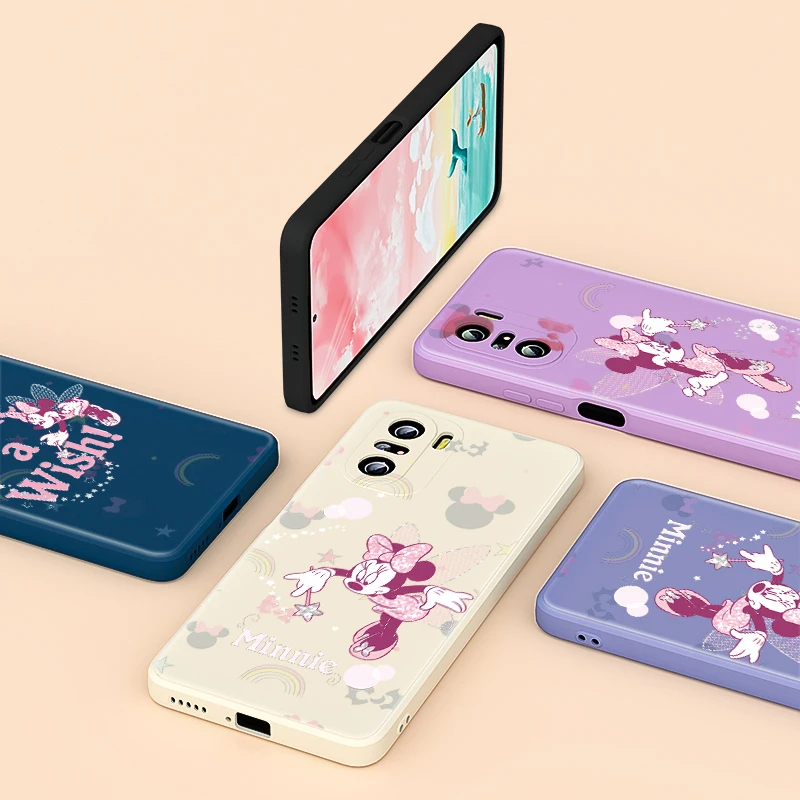 

Popular Minnie Mouse For Redmi 9 8A 8 Pro 7 Y3 5 A 4X 9AT 9A 9i K40 K30 K30i 10X 9T 9C Plus Liquid Silicone Phone Case