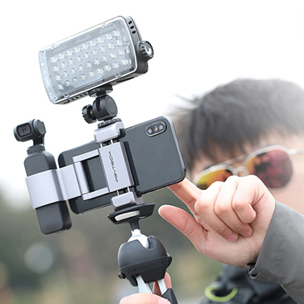PGYTECH для DJI Osmo карманные аксессуары складной держатель телефона плюс Кронштейн