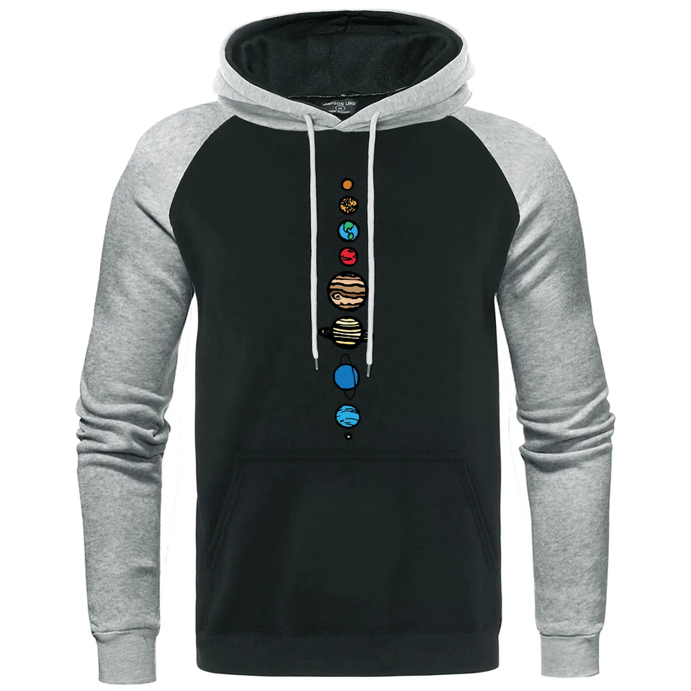 Вселенная солнечная система осенние толстовки Реглан Толстовка для мужчин