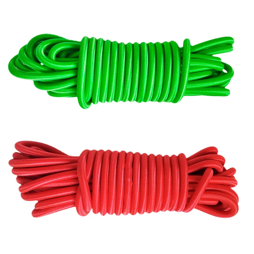 2 шт. 5 м 4 мм эластичная веревка ударный шнур завязывается для лодок трейлеров