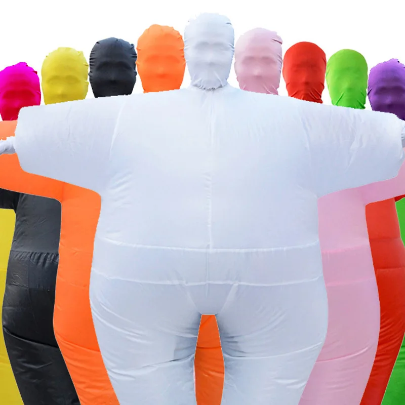 

Fat sumo Inflatable Costume cosplay suit Funny masked costume for Adult Women Men Halloween Party Carnival Cosplay Fancy Dress