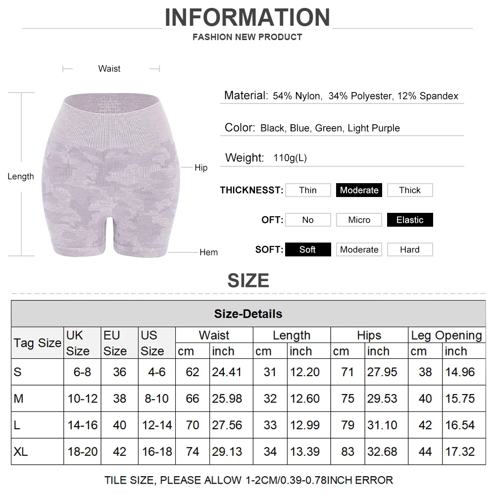 

Slim Fit High Waist Yoga Sport Shorts Hip Push Up Women Seamless Fitness Running Shorts Tummy Control Workout Gym Yoga Short D30