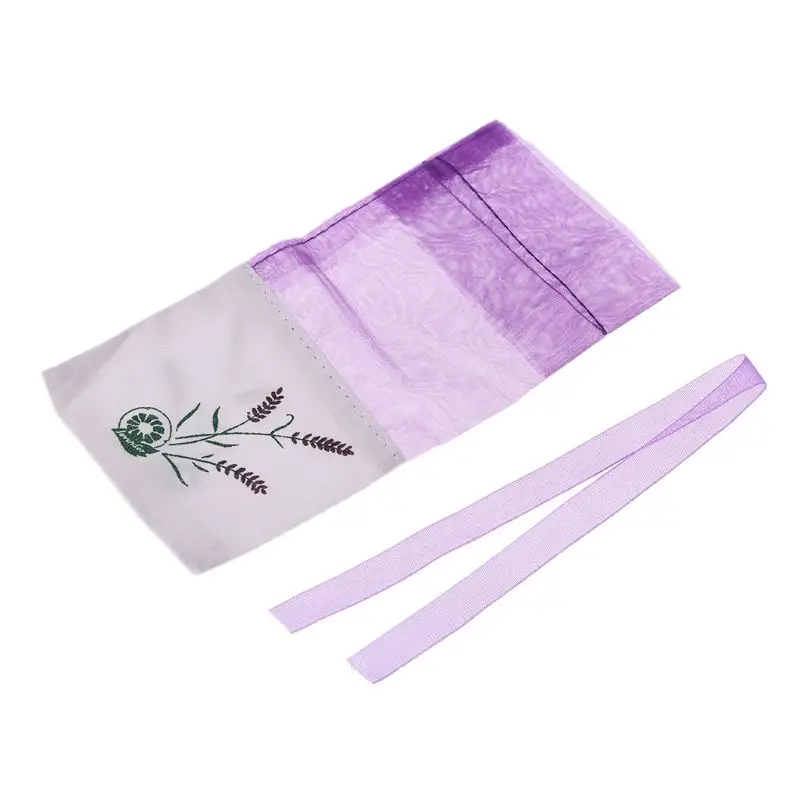 Пустая сумка из лавандового Саше сетчатый стеганый карман для хранения семян