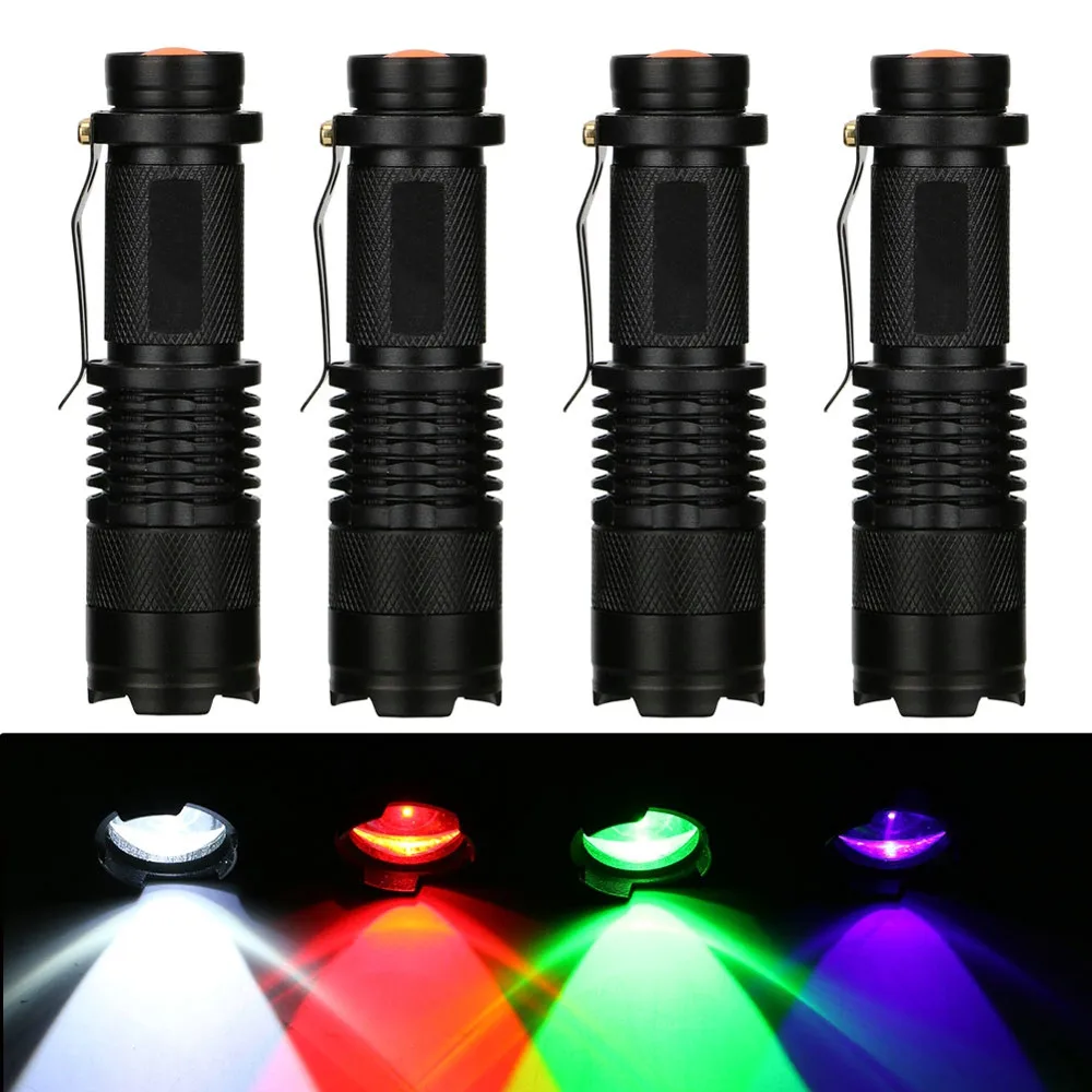 .Flashlight Ultra Bright Lantern Waterproof 3 Modes Small Aluminum Flashlight Torch Adjustable Focus Zoom Light Lamp | Спорт и