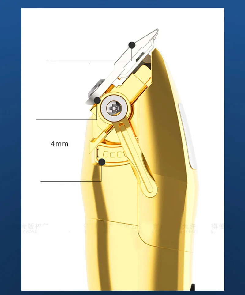 

kemei hair trimmer KM-2850pg rechargeable hair clipper haircut machine beard trimmer oil head clipper white hair carving LCD