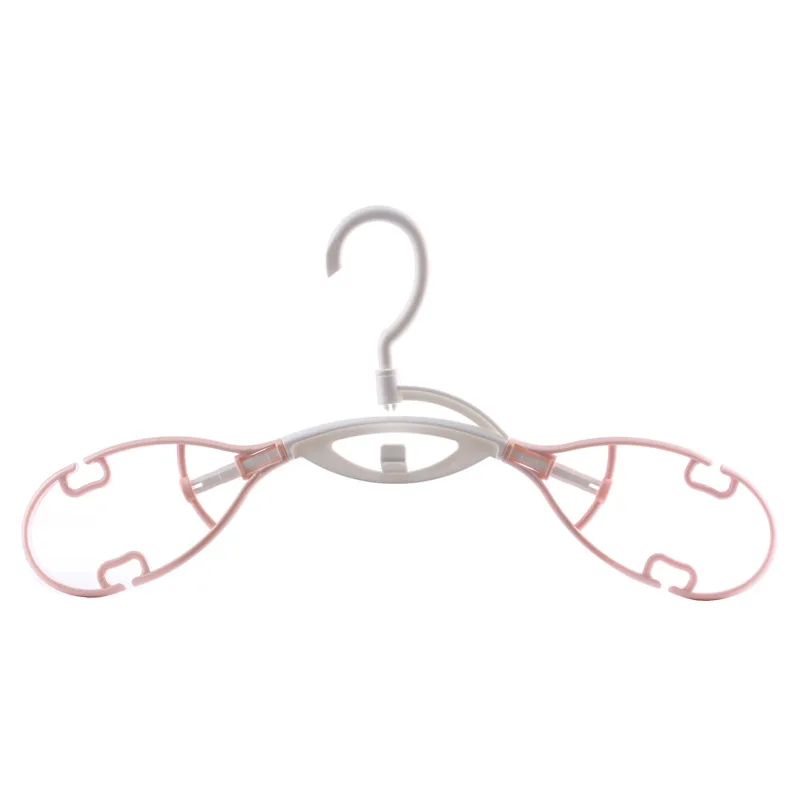 

Stackable Anti-slip Plastic Clothes Hangers for Adult Rotatable Bra Strap Vest Hanger Wardrobe Clothing Rack Household Organizer
