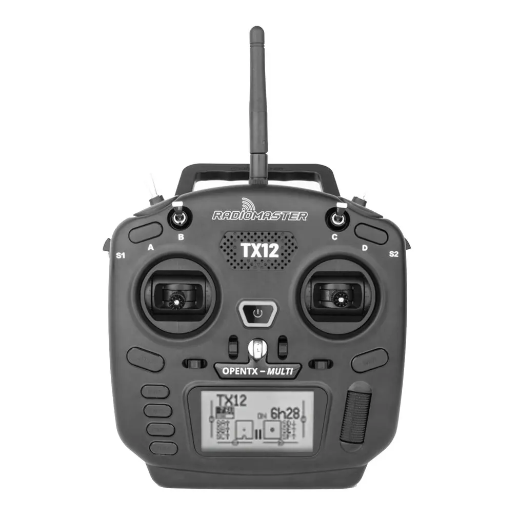 RadioMaster-transmisor de sistema de Radio proporcional Digital para Dron teledirigido, dispositivo multim&oacute;dulo Compatible con OpenTX, 16 canales, TX12-0
