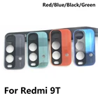 100 шт.лот, оригинальное новое стекло для камеры Xiaomi Redmi 9T, стекло для задней камеры, объектив с клейкой наклейкой
