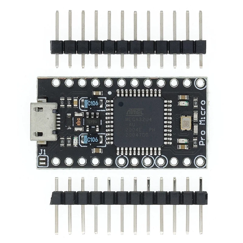 Модуль платы PRO MICRO/MINI/TYPE-C USB 5 в 16 МГц для контроллера Arduino/Leonardo ATMEGA32U4-AU/MU Pro-Micro 1 шт. |