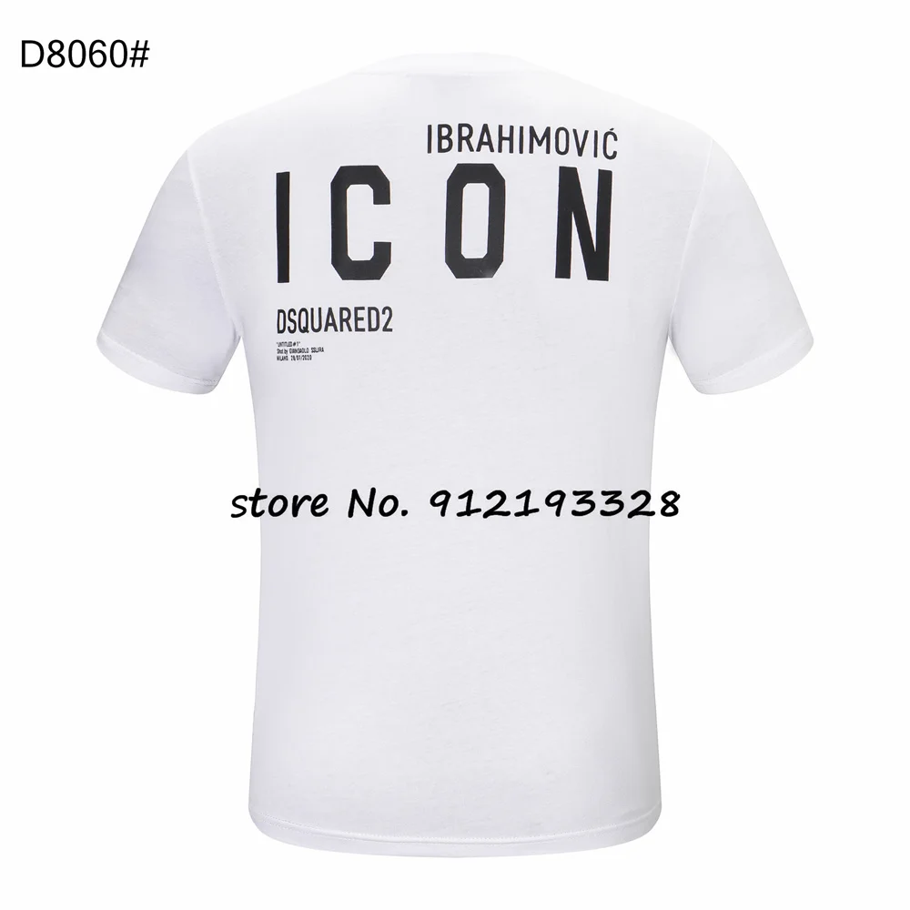 

Dsquared2 T-Shirt D2 Men Women Print Tees Dsq2 Short Sleeve D8060
