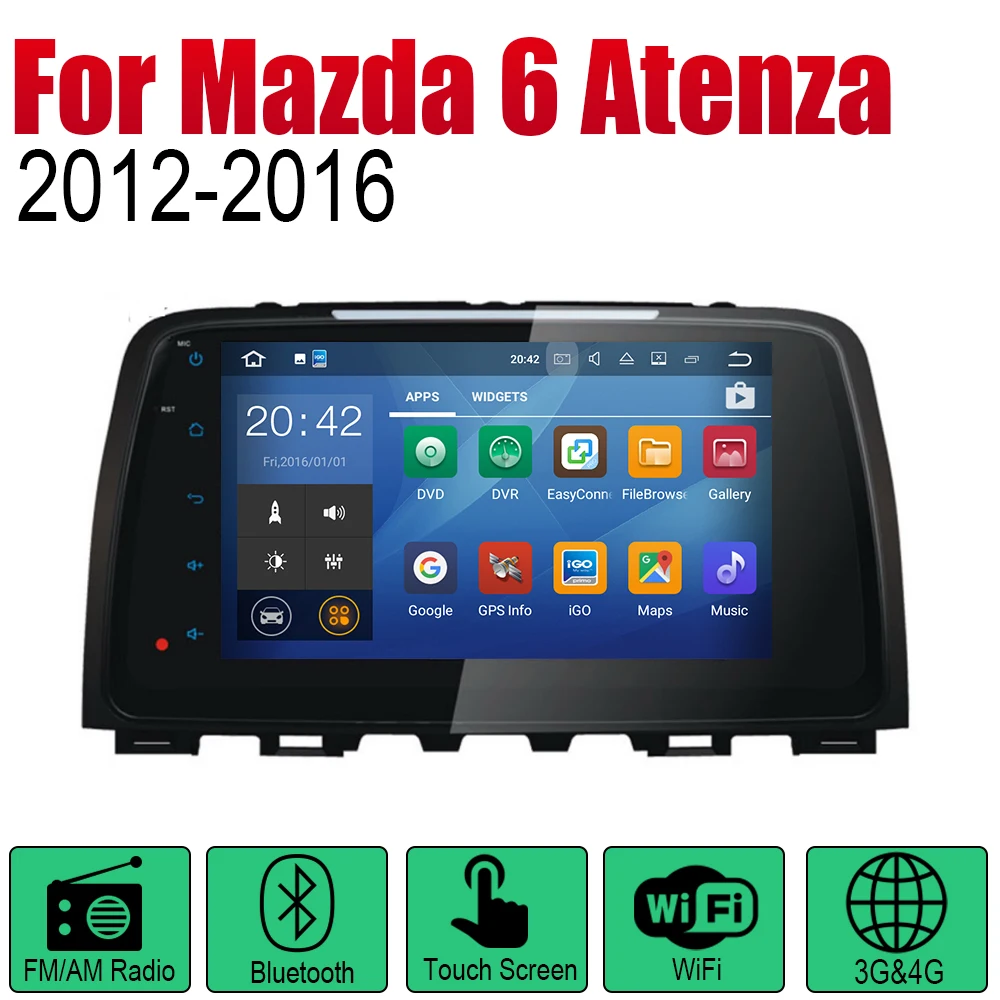 Автомобильный GPS-навигатор для Mazda 6 Atenza 2012 2013 2014 2015 2016 автомобильный