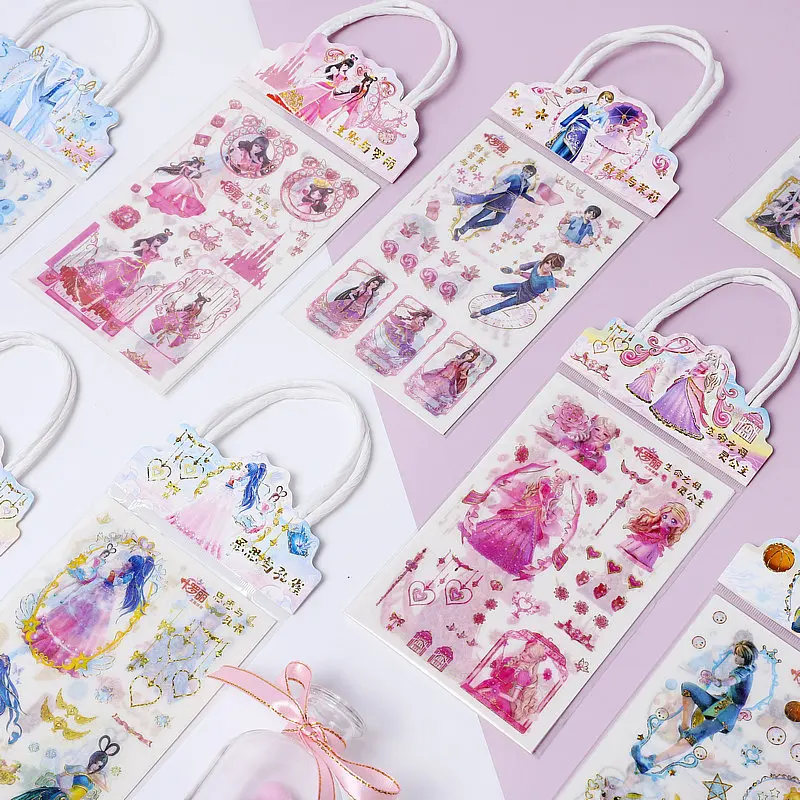 

Открытка для детского сада канцелярские принадлежности ручная учетная запись и бумажная наклейка портативная мультяшная анимация 4 горяче...