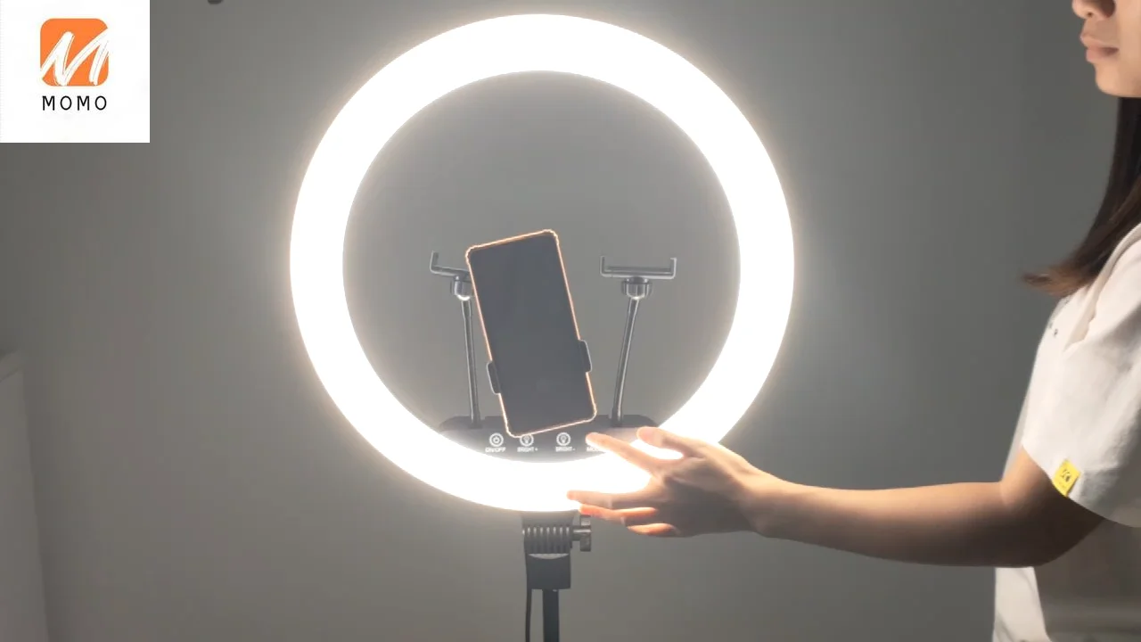 

selfie ring light with stand, Amazon Hot selling Ring Light Kit 18 inch 48cm 50W 5500K Dimmable LED Ring Light, Light Stand