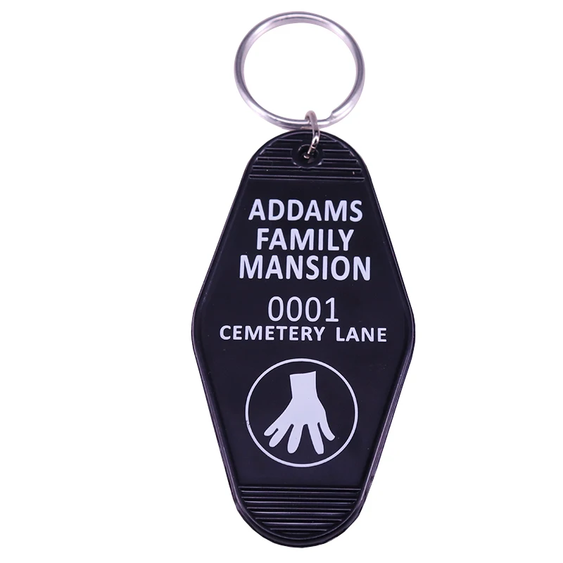 Брелок Addam's Family Palace Cemetery Lane для номера в отеле это там где каждый ночью