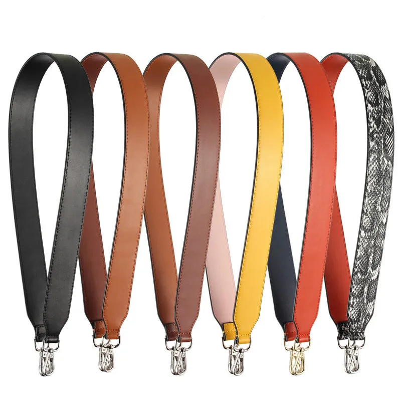 

Double Sided Leather Wide Single Shoulder Strap Women's Bag Accessories Straddle Bag Shoulder Belt Replacement Accessories