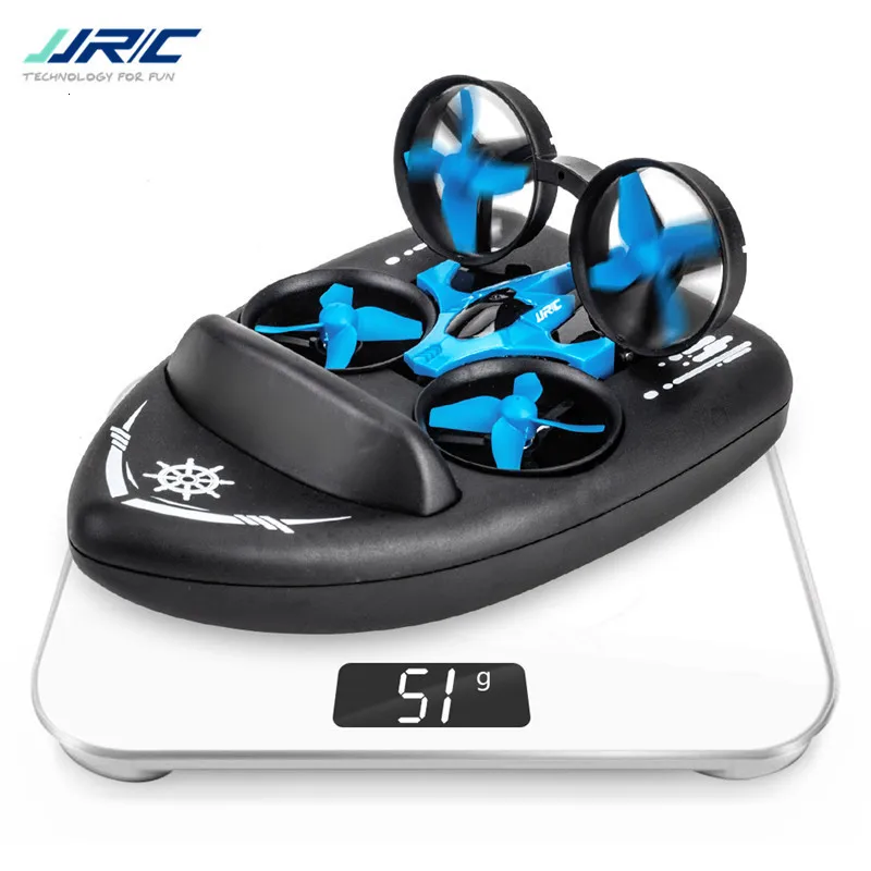 Модернизированный H36 JJRC H36F Terzetto 1/20 2 4G 3 в 1 Радиоуправляемый Летающий Дрон Land Driving