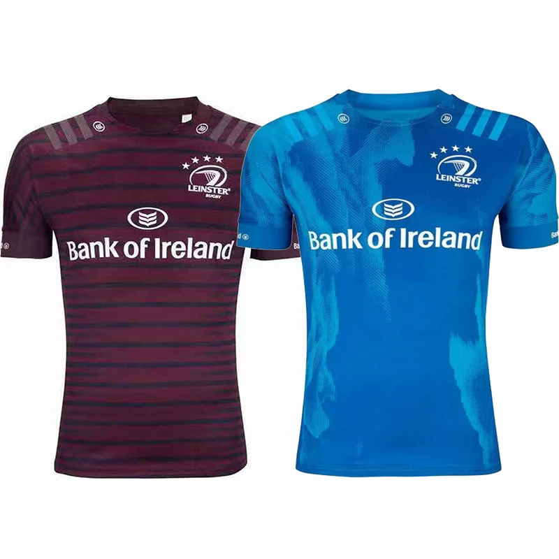 

2020 Ireland Leinster Rugby Home Away MEN'S Sportswear JERSEY Tops Sport Shirt Size S-3XL