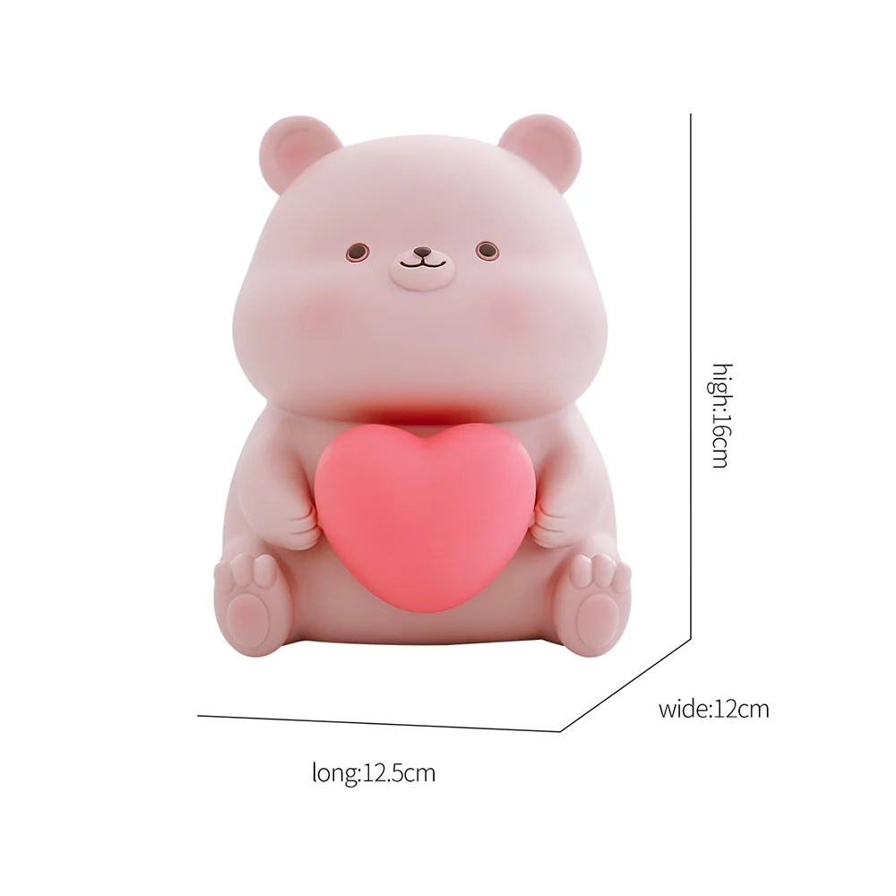 Статуэтка милой розовой свиньи статуэтка поделка фигурка украшение миниатюры