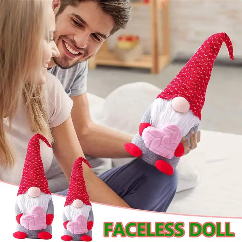 

Valentine's Day Couple Doll Home Decorations Bedroom Living Room Desktop Decoration Love Letter Goblin Cute Doll Standing Post