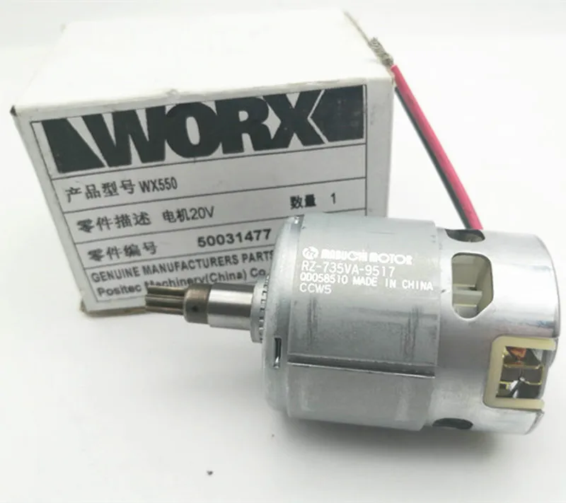 WORX Motor 50031477 20V для WU550 WX550.9 WU550.9 WX550 RZ 735VA 9517|Аксессуары электроинструментов| |