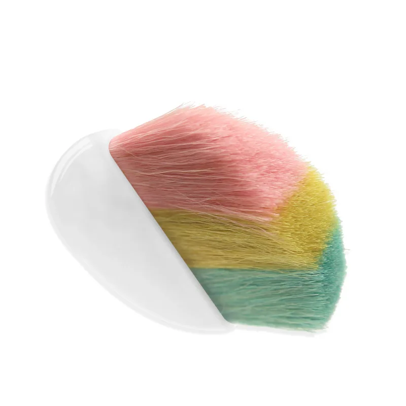 1 шт. Кисть для макияжа с плоской головкой из козьей шерсти портативная кисть