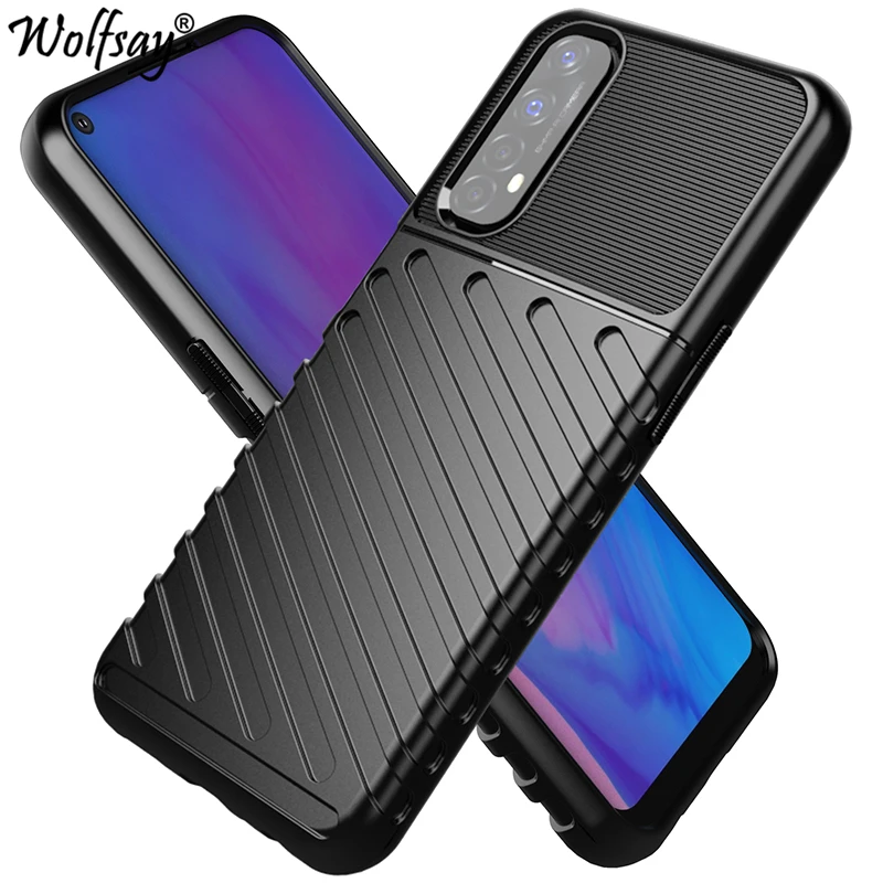 Прочный чехол из волокна для Oppo Realme Narzo 30 с полным покрытием 30|Бамперы| |