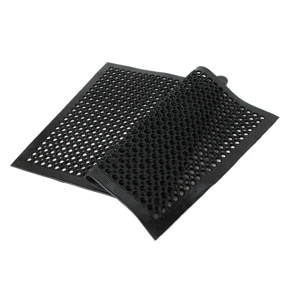 

Household Bathroom Kitchen Warehouse Multifunction Anti-Fatigue Drainage Rubber Floor Mat Rubber Washable Waterproof Carpet