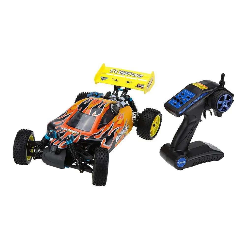 LeadingStar HSP Baja 1/10th весы нитро внедорожный Багги 4WD RC Hobby Cars 94166 с двигателем 18cxp 2 4G
