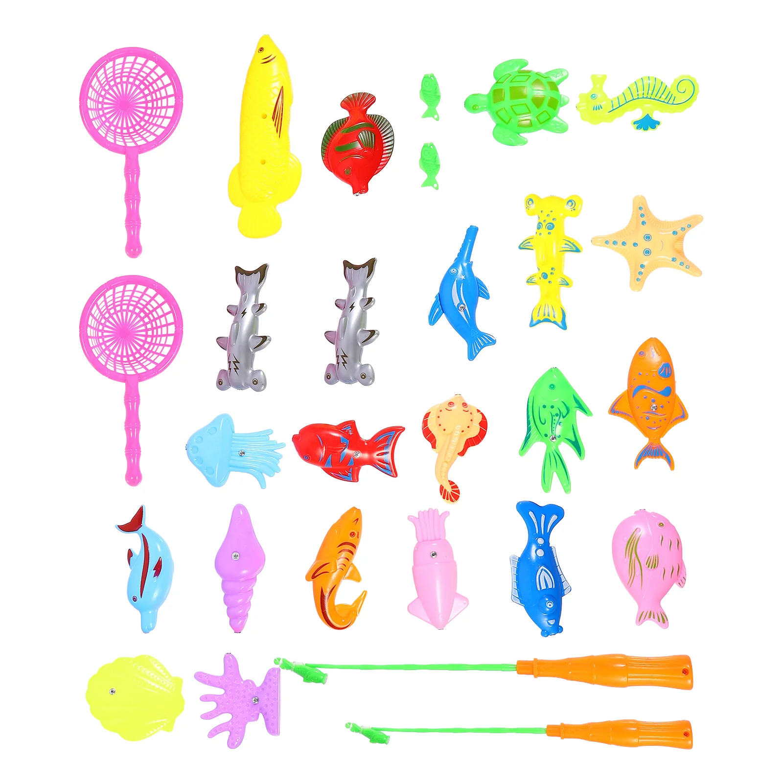 

28Pcs/Set Kids Fishing Kit Magnetic Water Fishing Educational