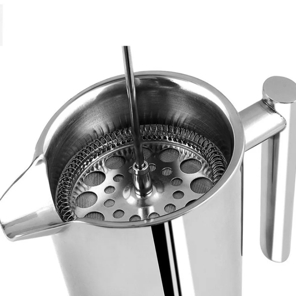 Stainless Steel French Press Coffee Maker Bonus Screen Pots Kitchen Dining Bar 2020 NEW#30 | Дом и сад