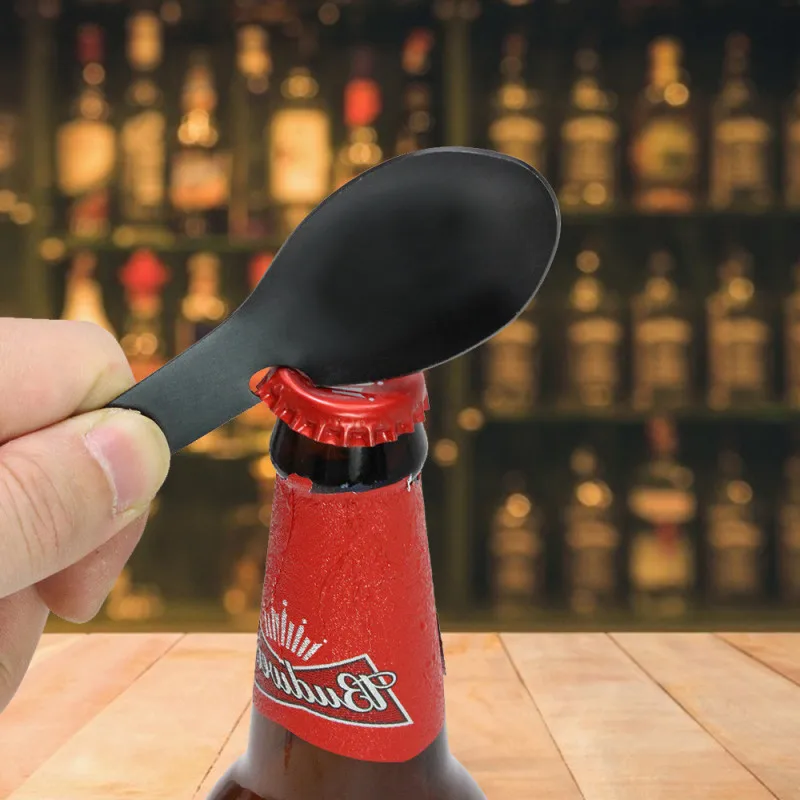 

Stainless Steel Spoon Fork Bottle Opener Portable Outdoor Survival Tool Camping Equipment Cookware