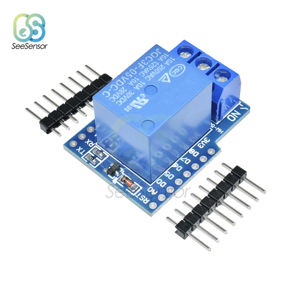 Wemos D1 Мини Релейный Щит один канал для релейный модуль Arduino ESP8266 макетная плата 1