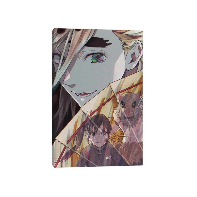

DOMA HD Inosuke Kanao Prints Canvas Wall Artwork Painting Modular Kimetsu No Yaiba Picture Home Decoration Poster Living Room